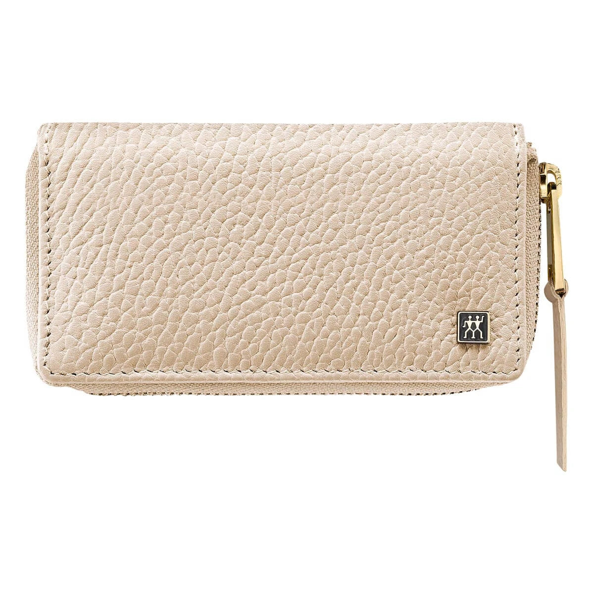 Manikyrset, 3 delar, Guld, Off-White läder