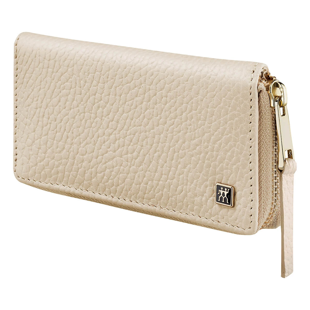 Manikyrset, 3 delar, Guld, Off-White läder