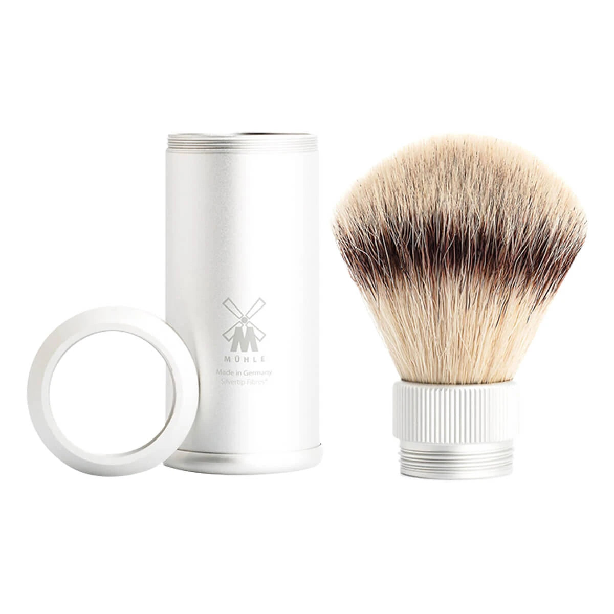 Reseborste Silvertip Fibre®, 21 mm, Silver