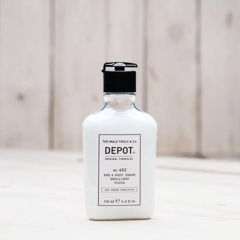 Pre & Post Shave Emollient Fluid, nr 402, 100 ml.