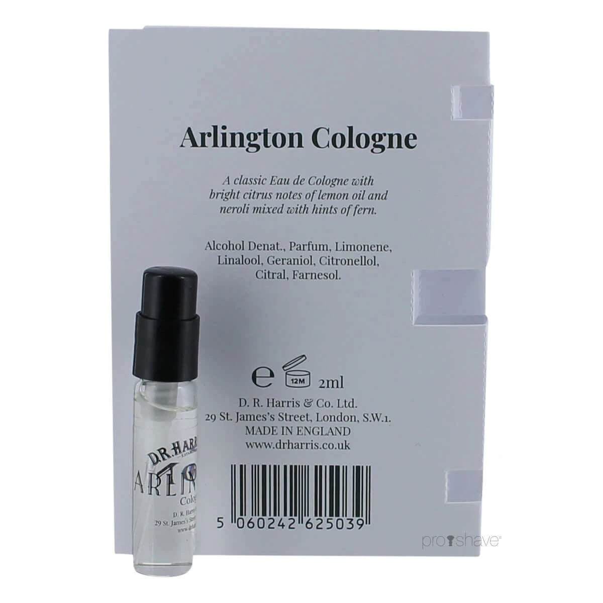 Arlington Cologne, Prover, 2 ml.