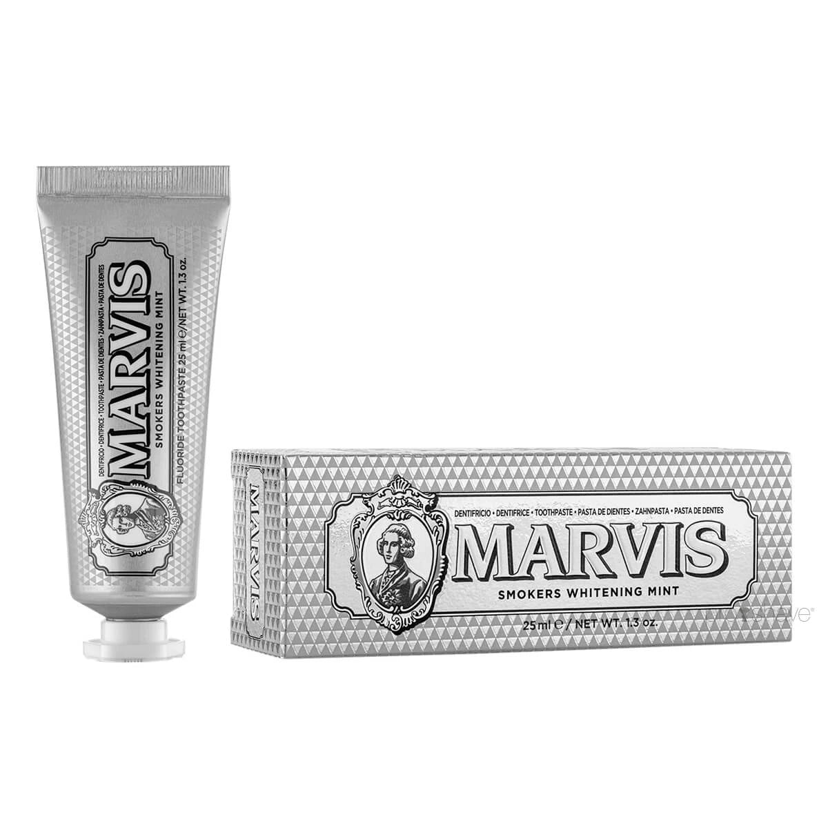 Whitening Mint for Smokers Tandkräm, Resestorlekar, 25 ml.