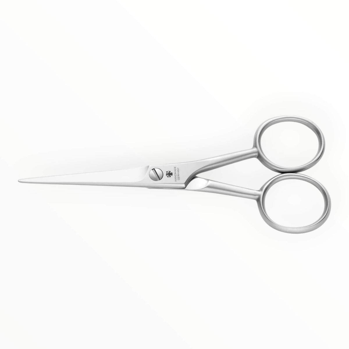 Beard & Grooming Set med sax och kam i trä, svart läder