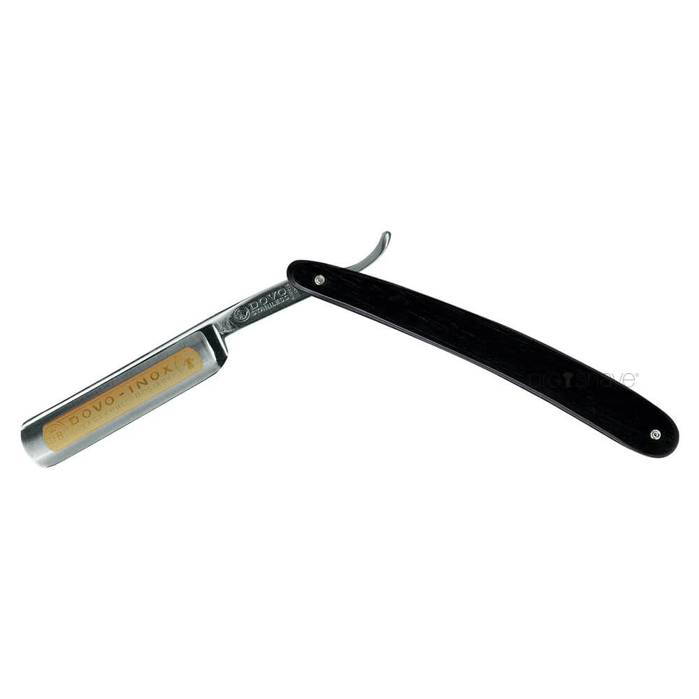 Rakkniv 5/8, rund nos, INOX, Ebenholts