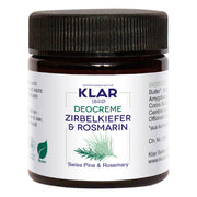 Deodorant Cream, Pine & Rosemary, 30 ml