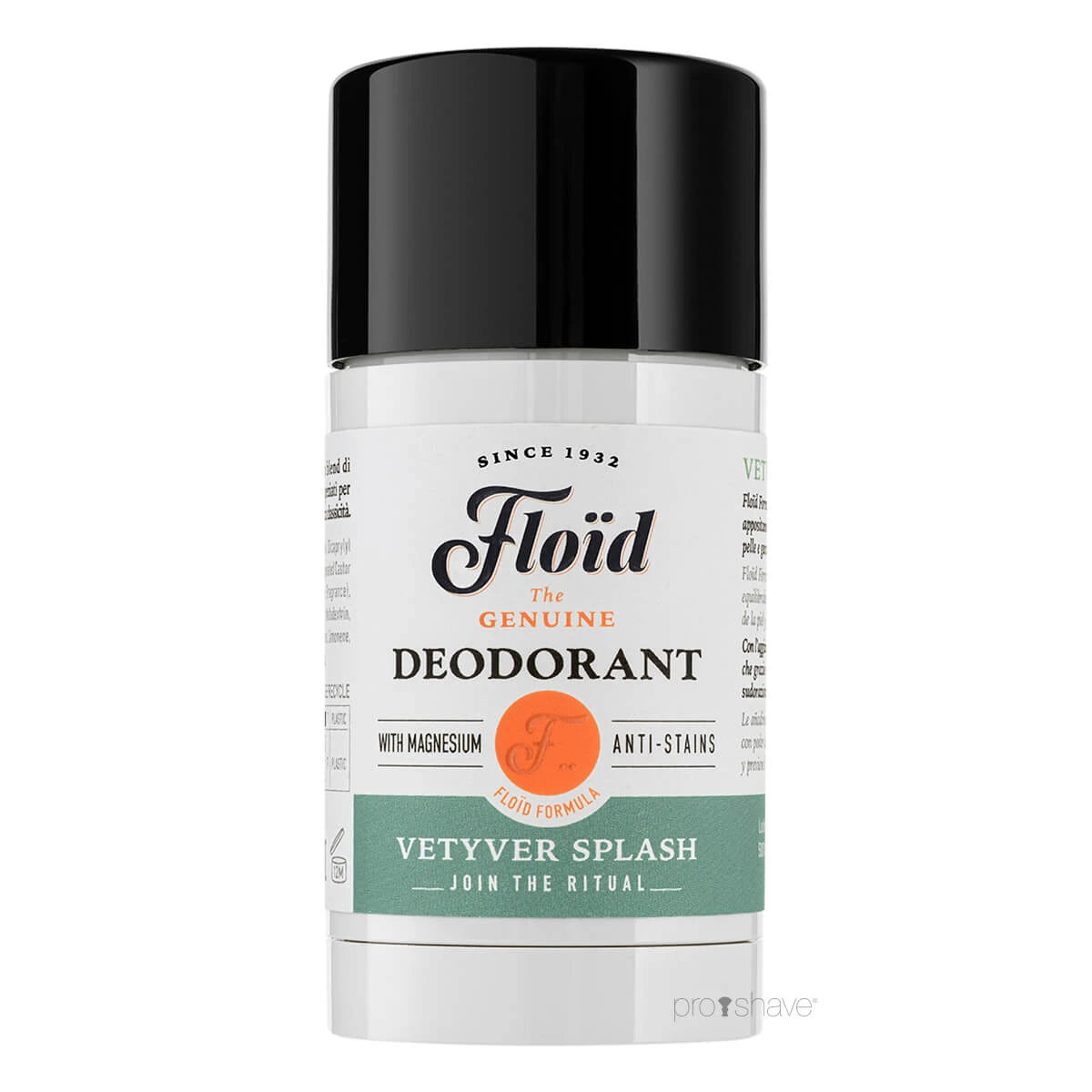 Deodorant Stick, Vetyver Splash, 75 ml.