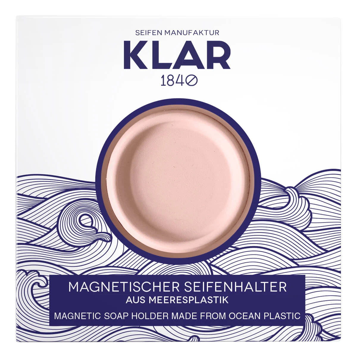 Magnetisk tvålhållare, persika