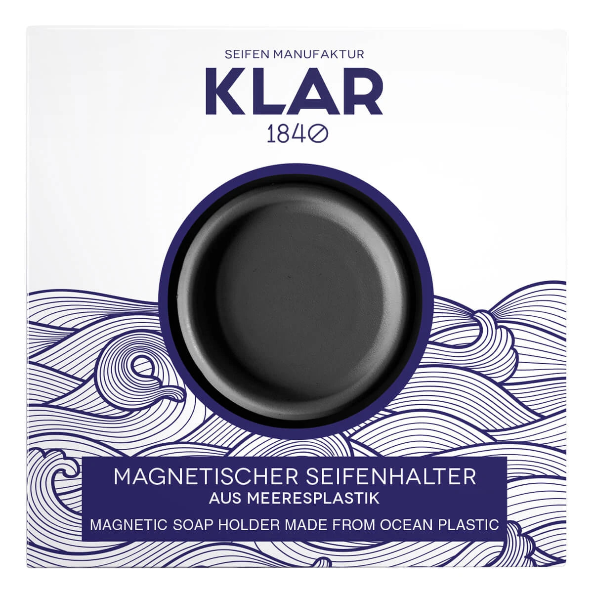 Magnetisk tvålhållare, mörkgrå