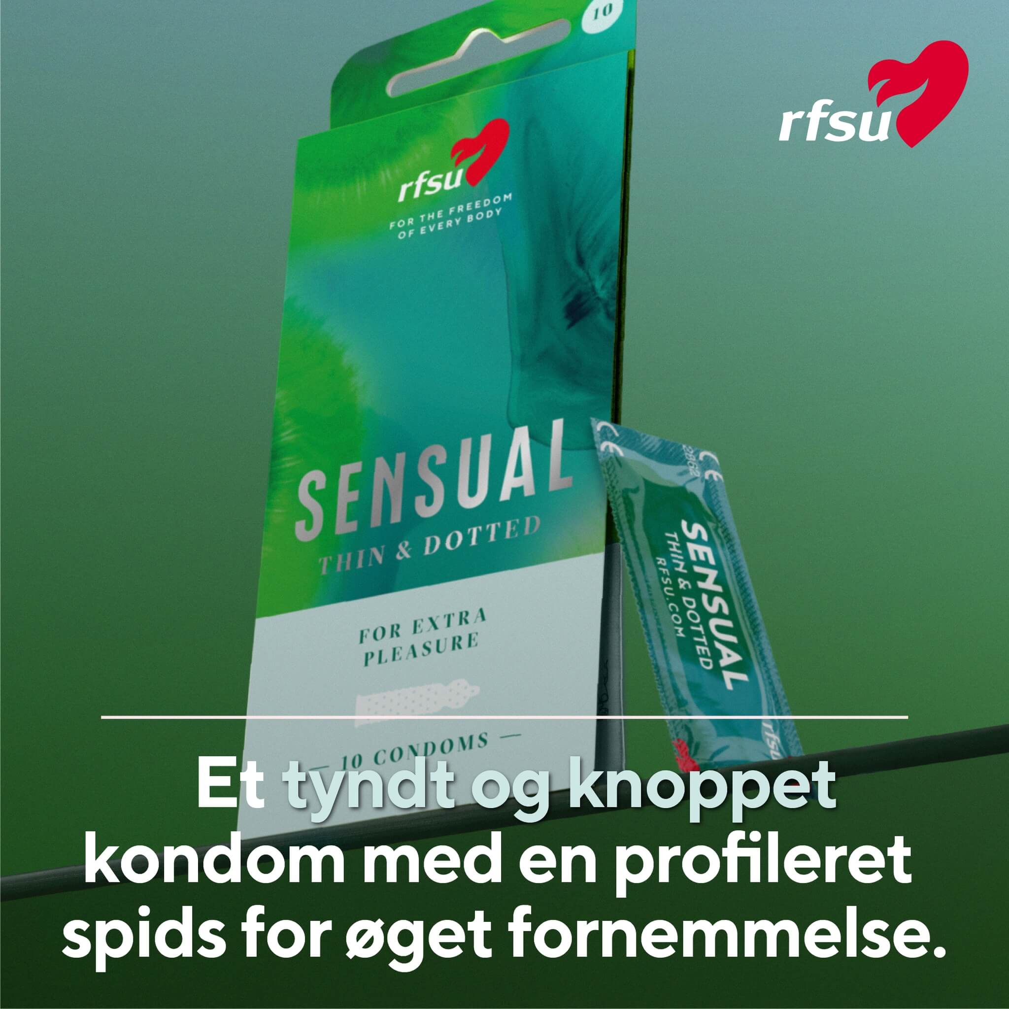 Sensual-kondomer, 10 st.