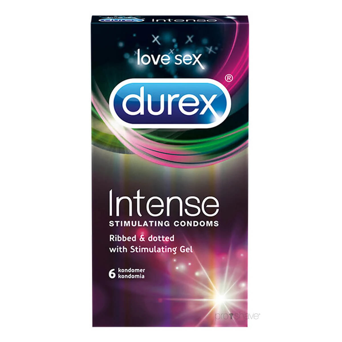 Kondomer Intense, 6 st.