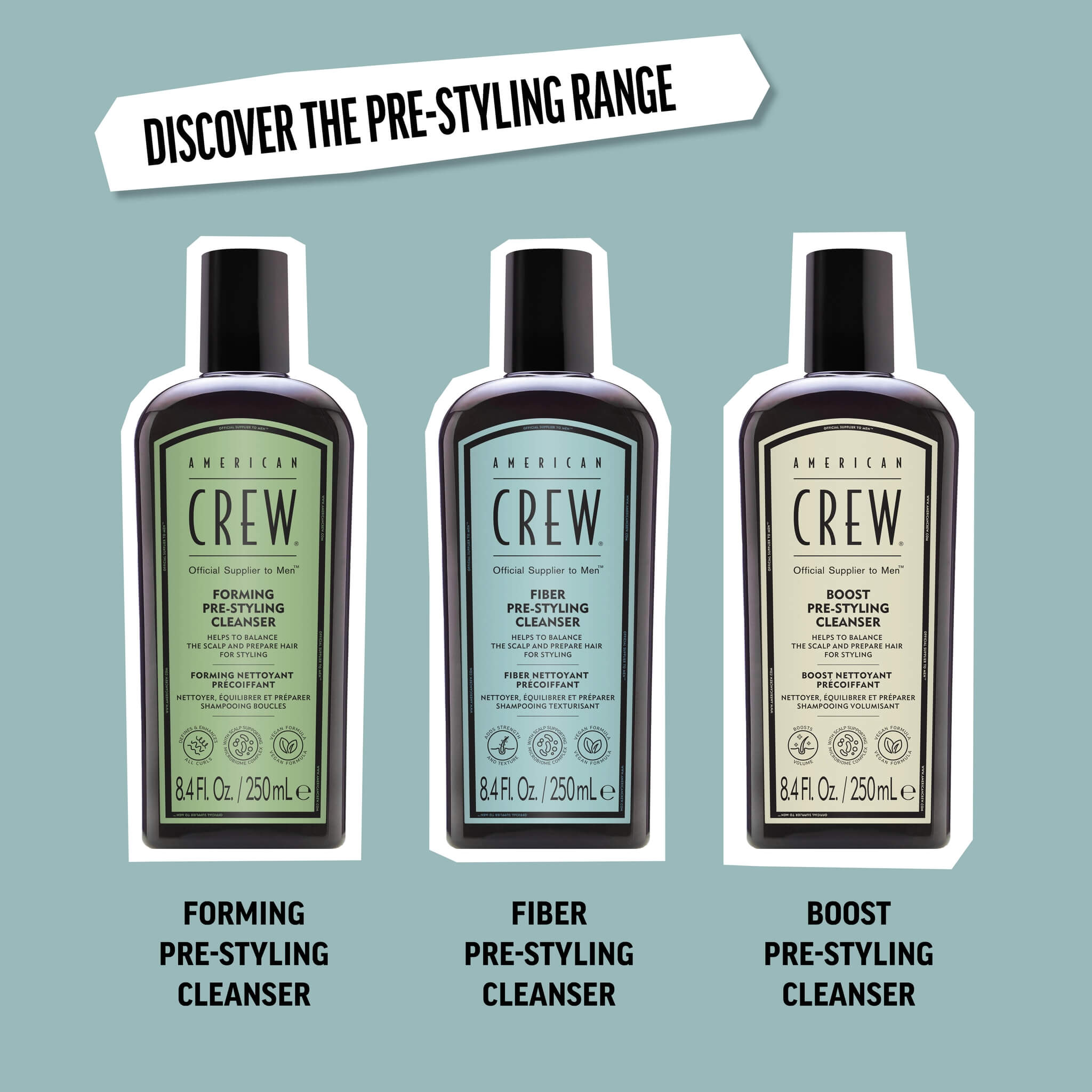 Fiber Pre-Styling Cleanser, 250 ml.