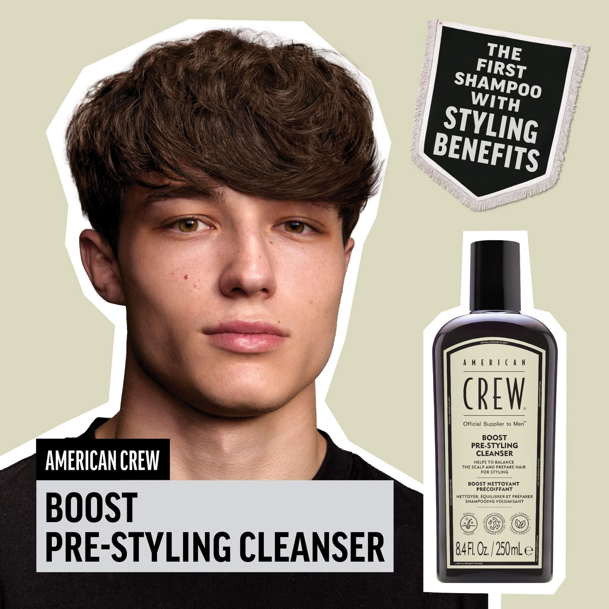 Boost Pre-Styling Cleanser, 250 ml.