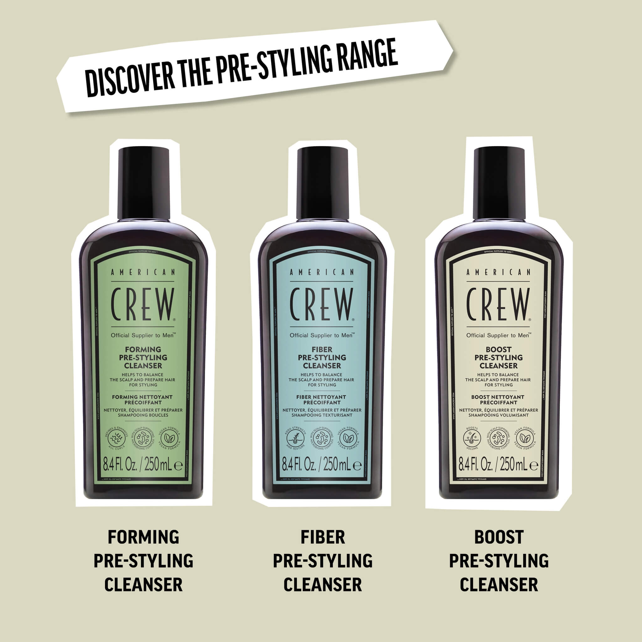 Boost Pre-Styling Cleanser, 250 ml.