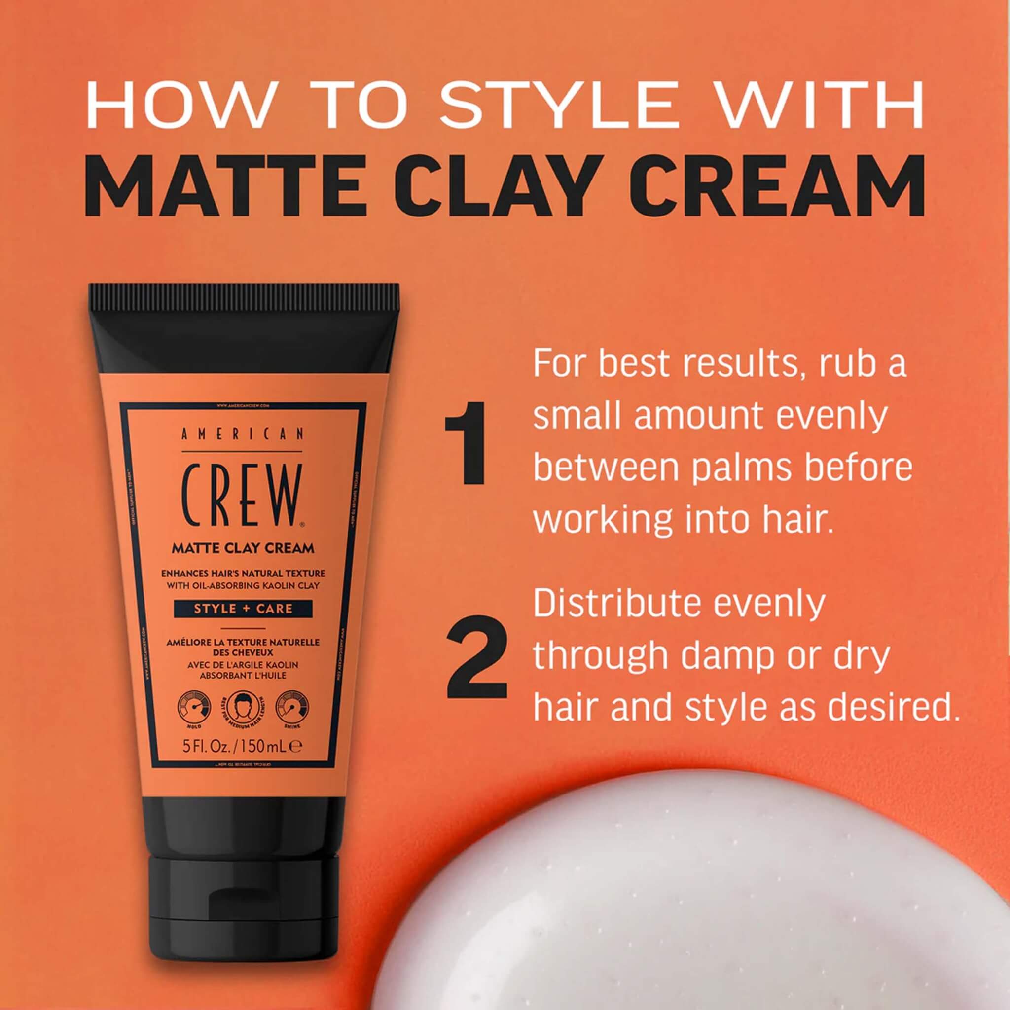 Matte Clay Creme, 150 ml.