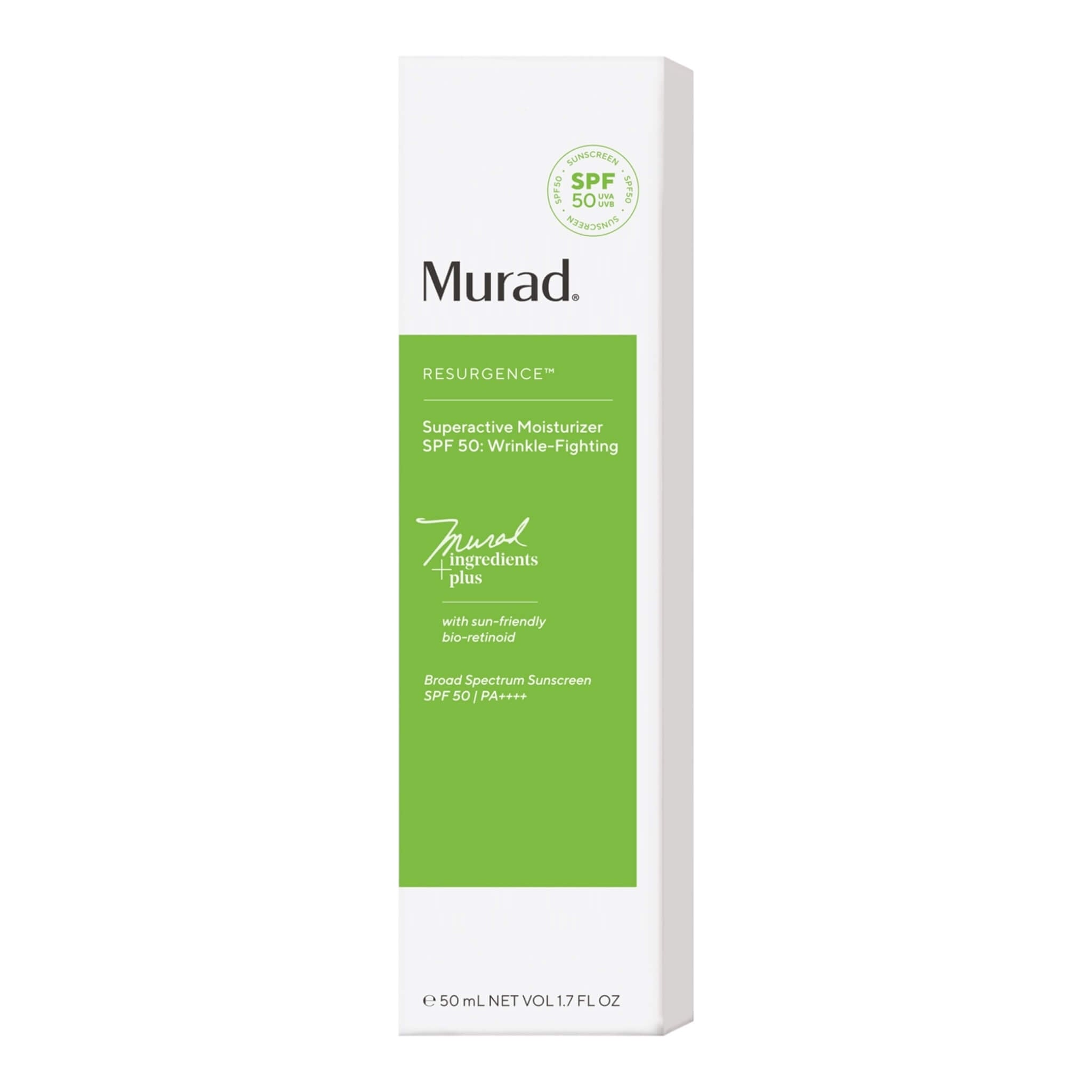 Superactive SPF Moisturiser Wrinkle-Fighting, Resurgence, 50 ml.