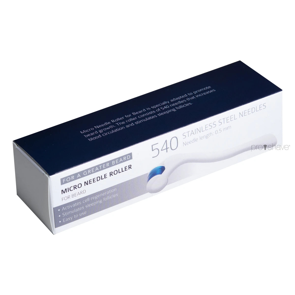 Greater Hair Micro Needle Roller, för skägg, 0,5 mm.