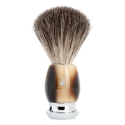Pure Badger Rakborste, 21 mm, Vivo, brunt horn