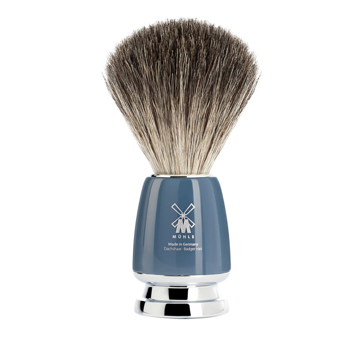 Pure Badger Rakborste, 21 mm, Rytmo, Petrol blue