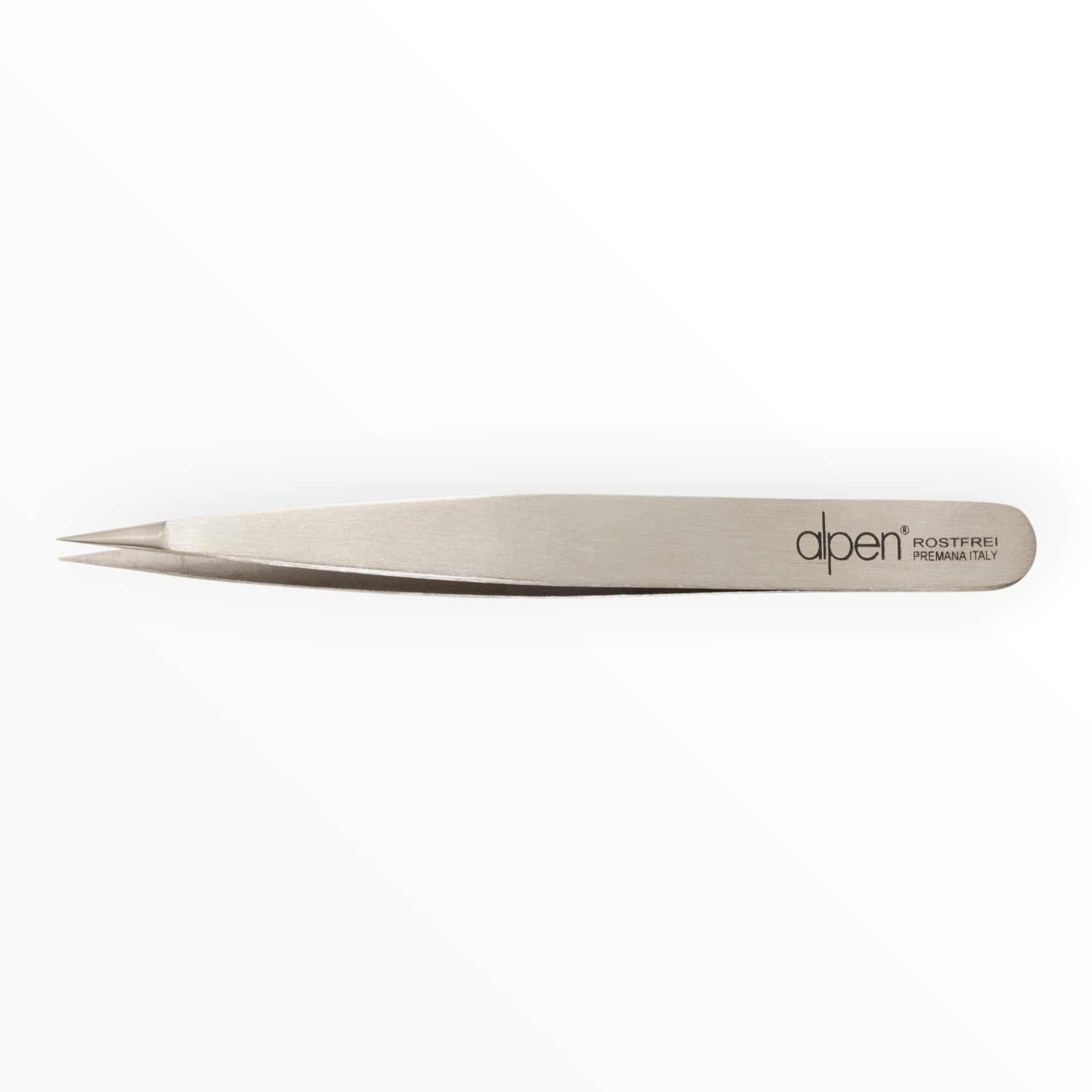 Pincett, spets, rostfritt stål, 10 cm.