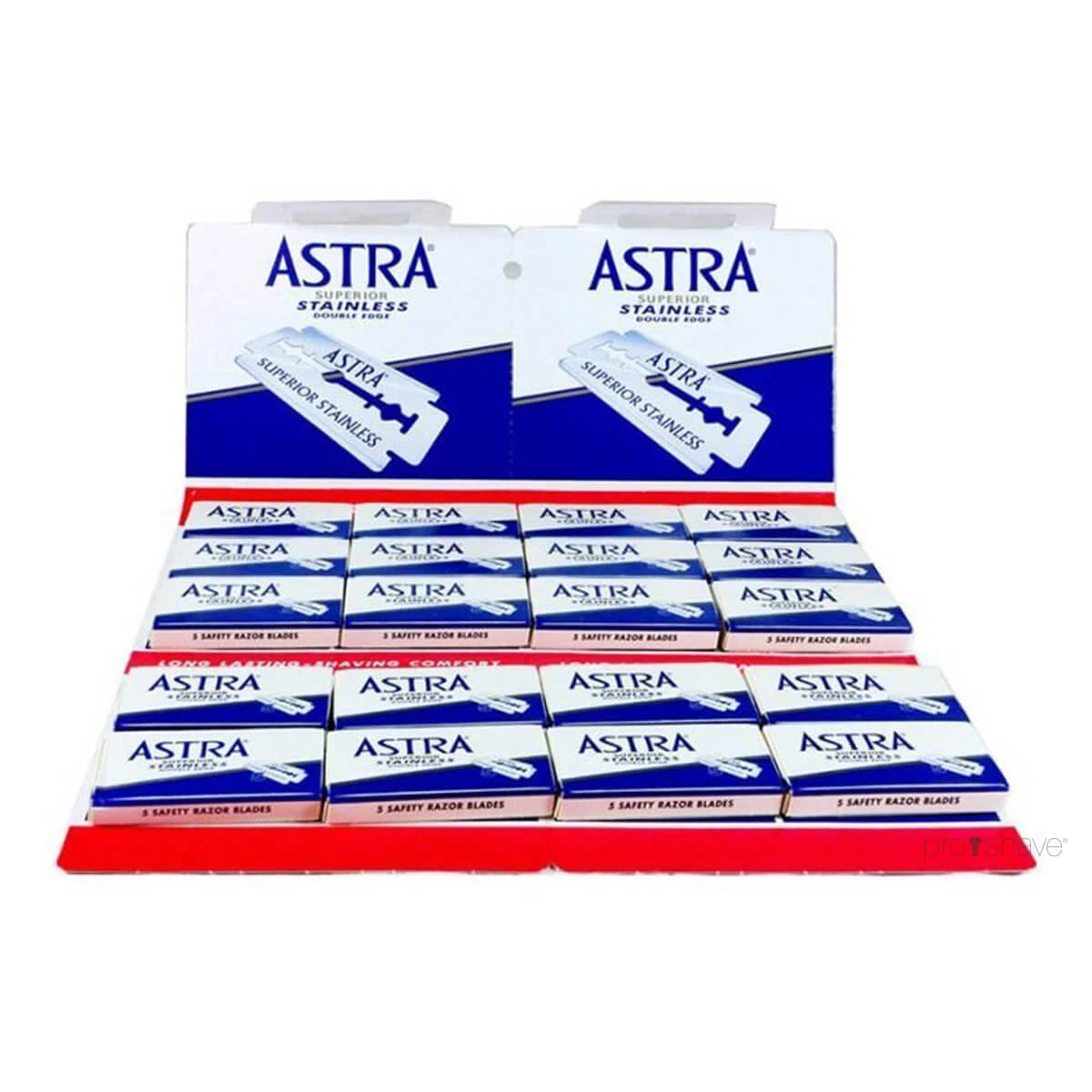 Superior Stainless Blue Rakblad, 1 st, 20x5 st (100 st)