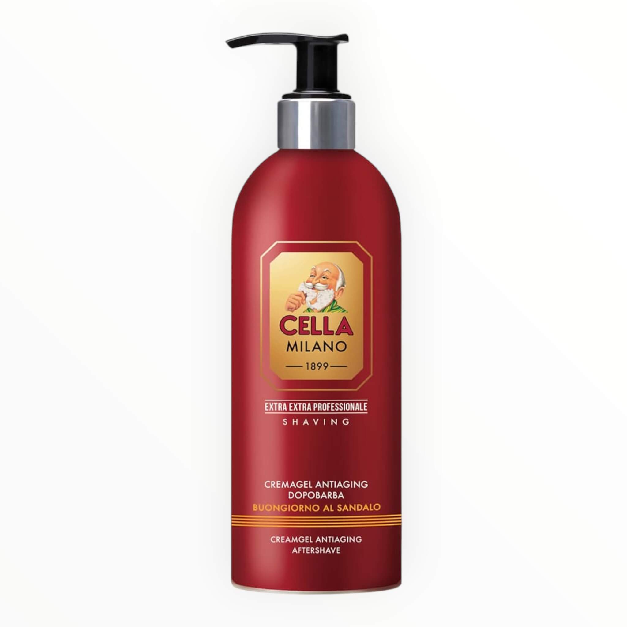 Aftershave Cream, Anti-aging, Buongiorno al Sandalo 500 ml.