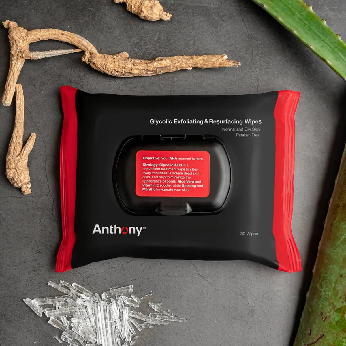 Glycolic Exfoliating & Resurfacing Wipes, 30 st.
