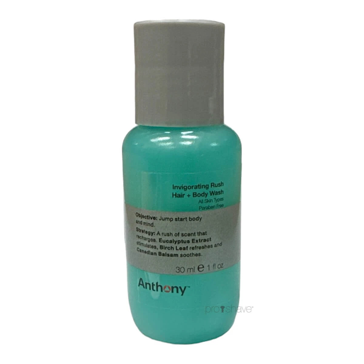 Invigorating Rush Hair & Body Wash, Resestorlekar, 30 ml.