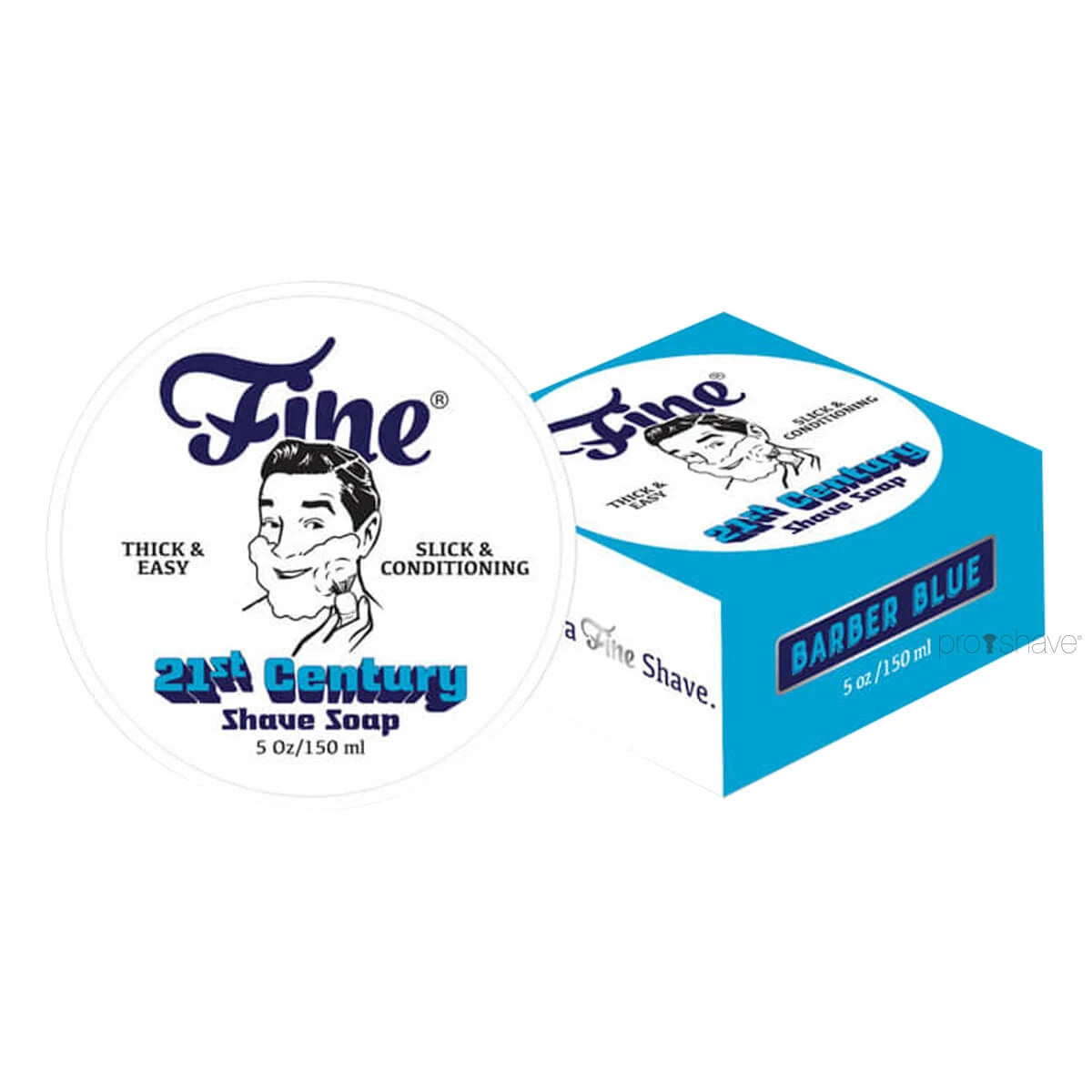 Barber Blue Raktvål i skål, 150 ml.