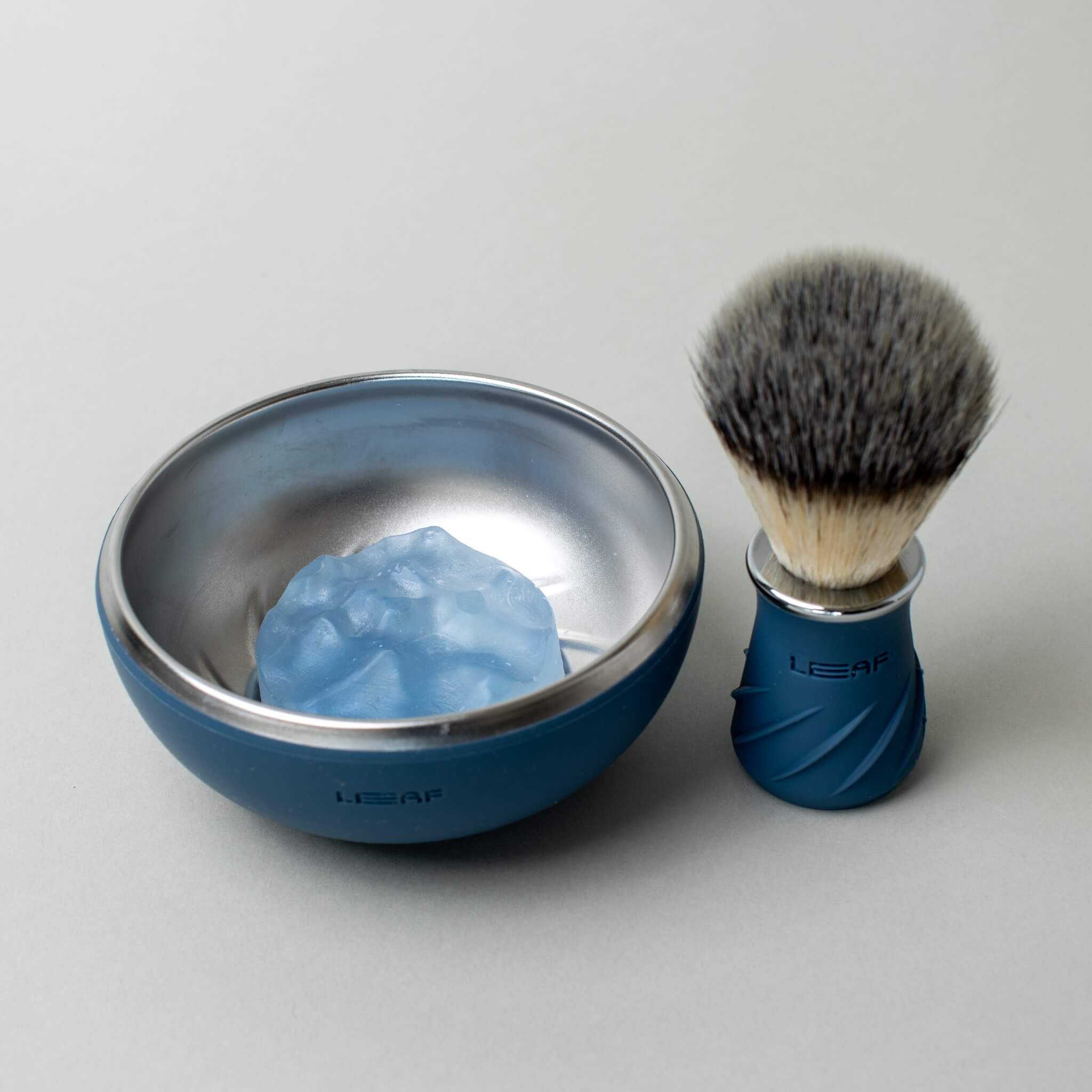 Set med Rakborste & Rakskål, Glacier