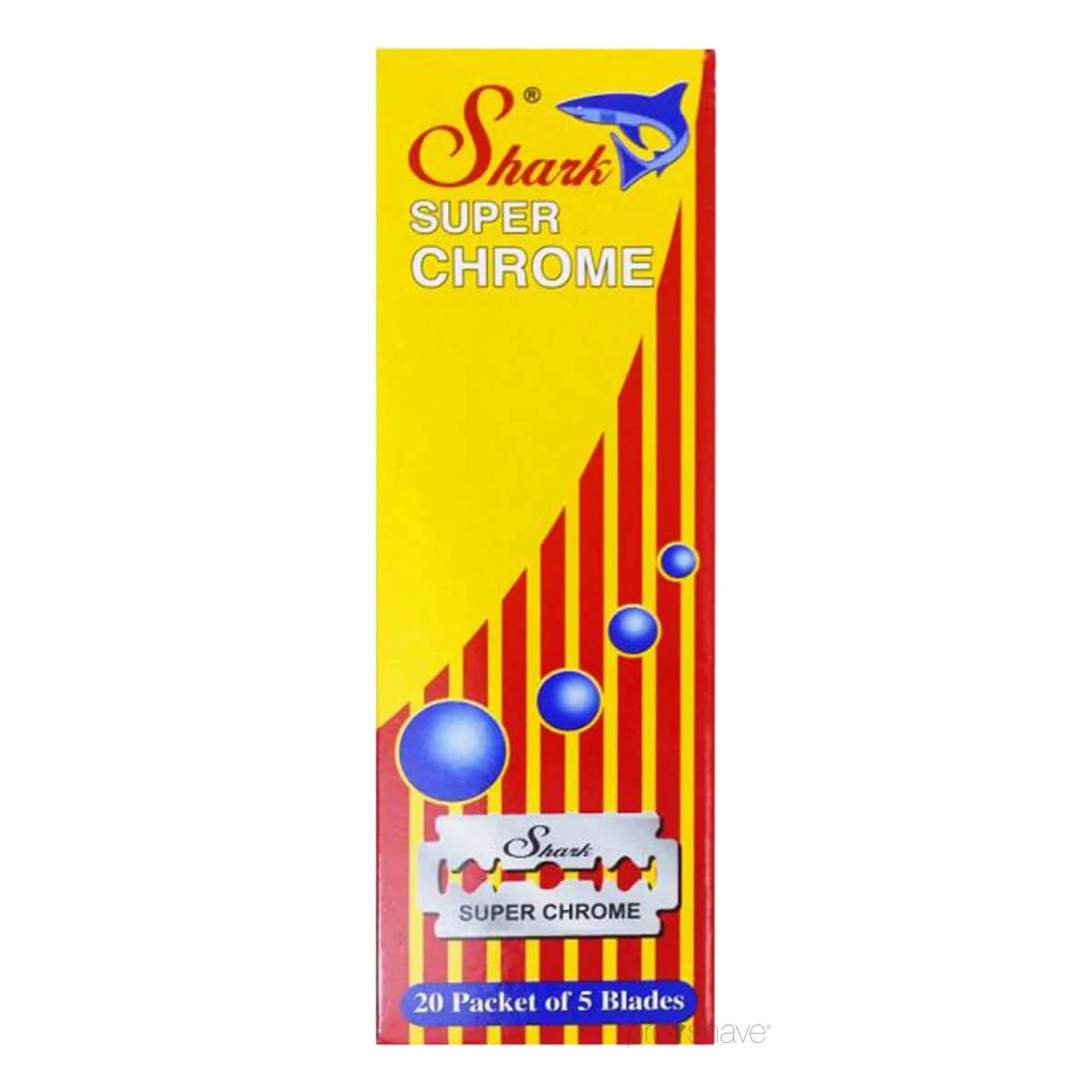 Super Chrome Rakblad, 1 bar, 20x5 st (100 st)