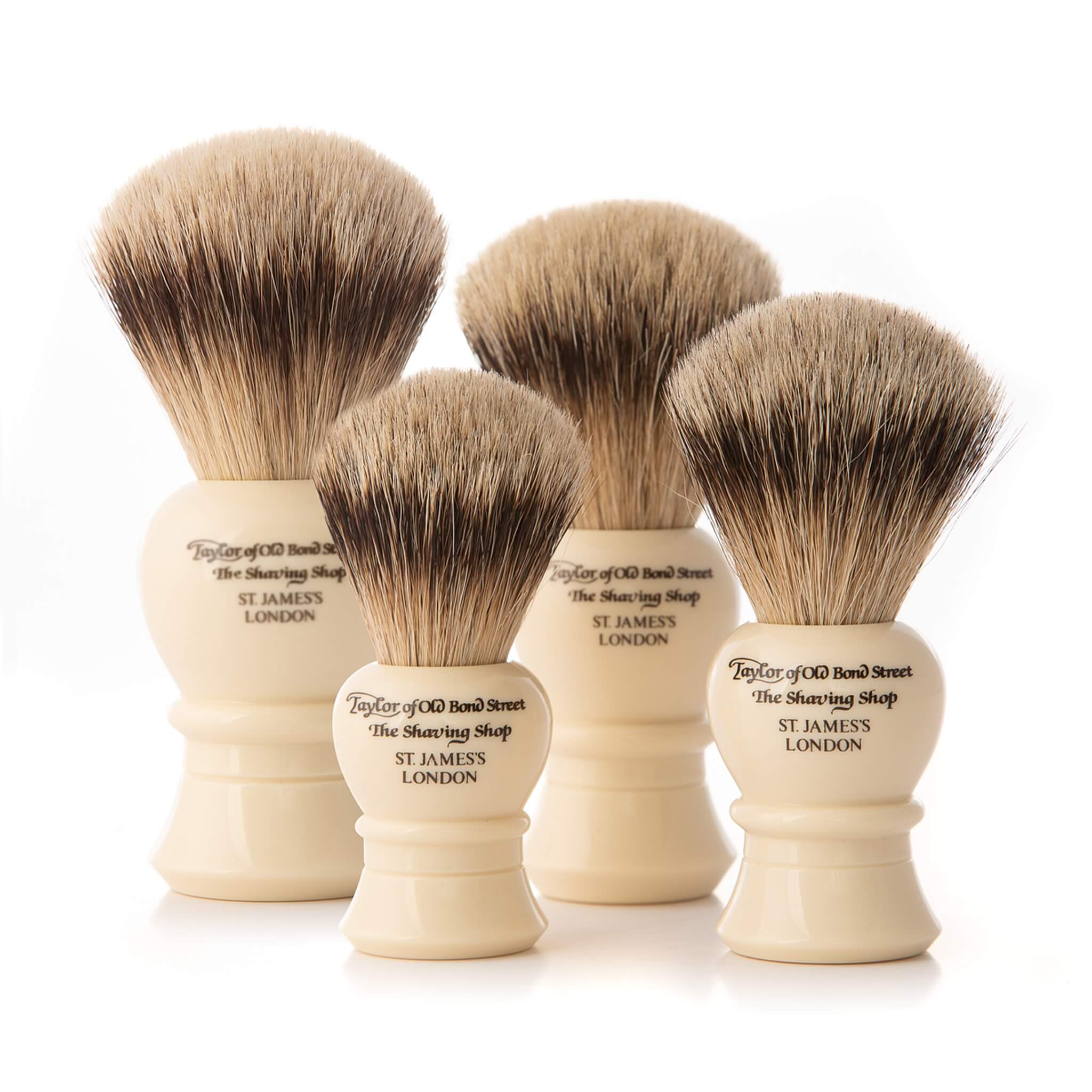 Rakborste, Super Badger, Traditionell, S, Ivory
