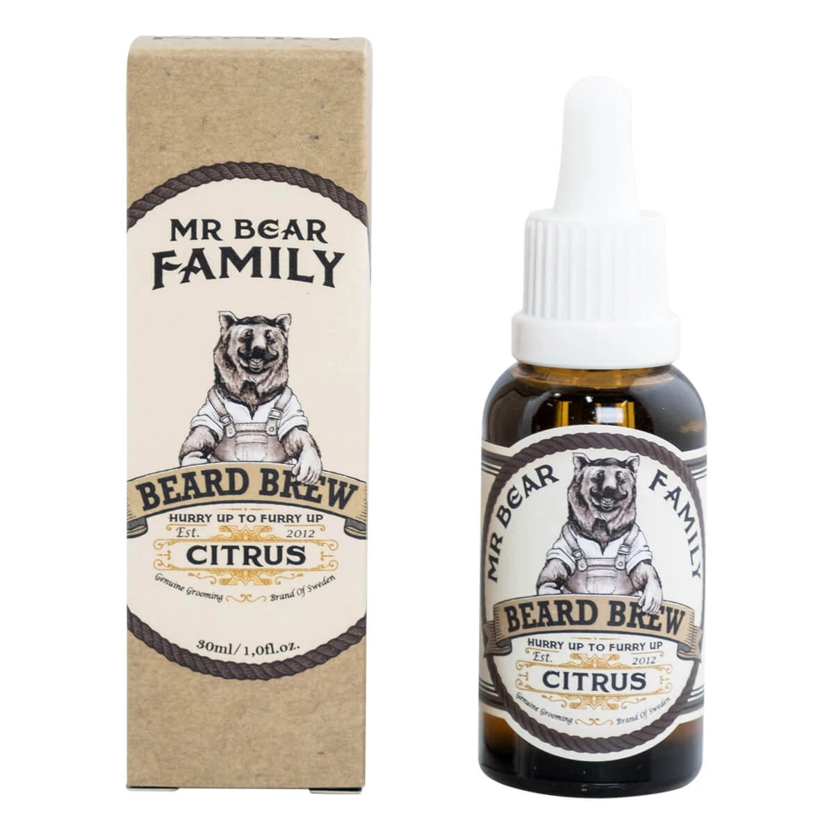 Skäggolja, Skäggolja, Citrus, 30 ml.