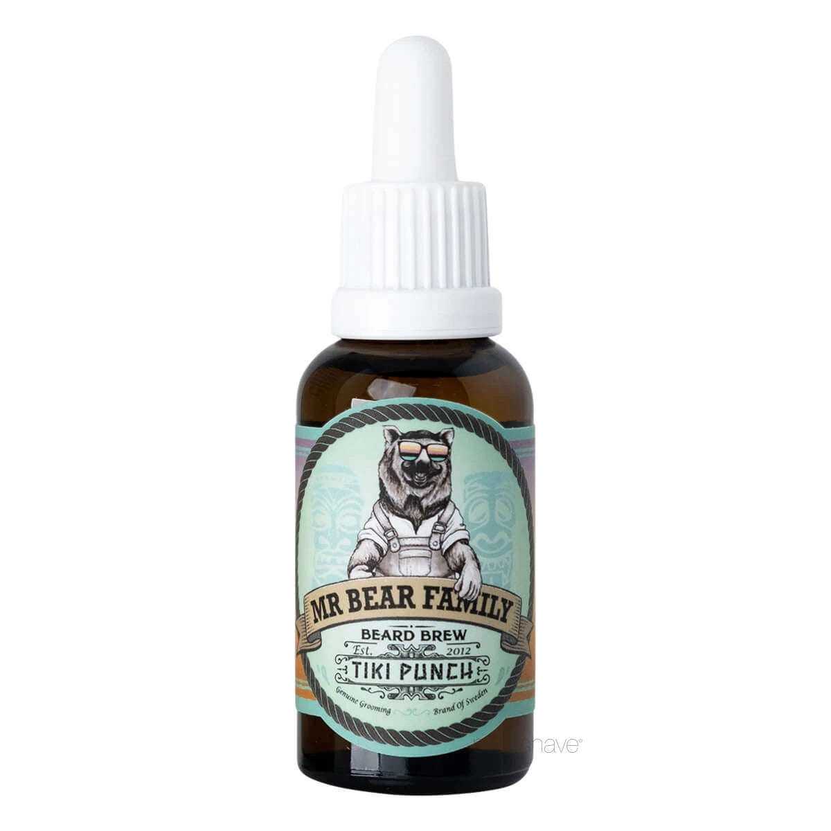 Skäggolja, Beard Brew Oil, Tiki Punch, 30 ml.