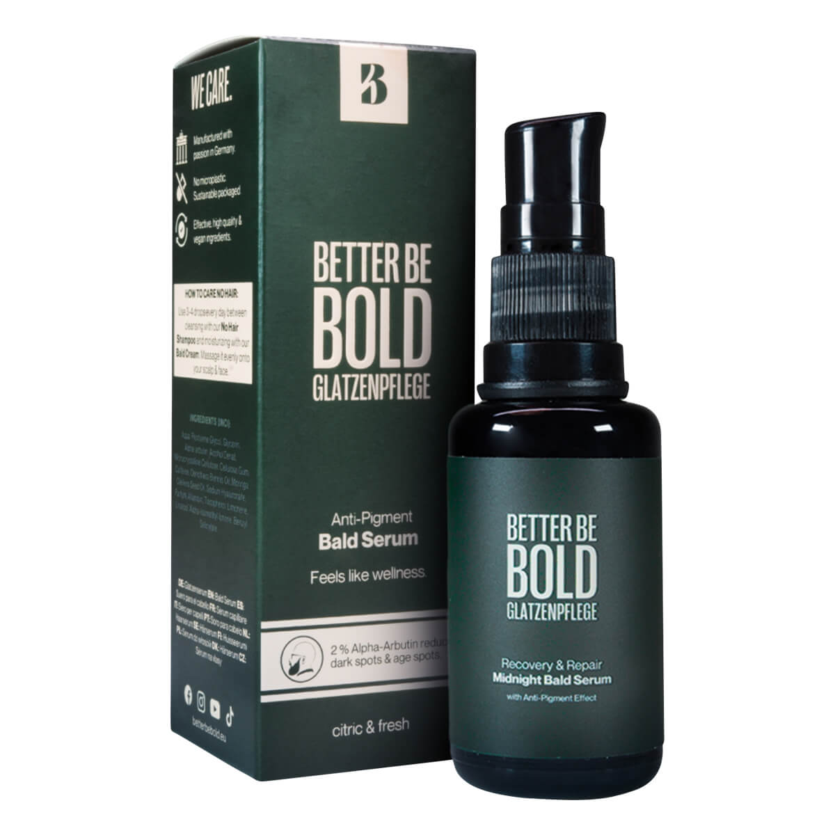Midnight Recovery & Repair Bald Serum (0-6 mm.), 30 ml.