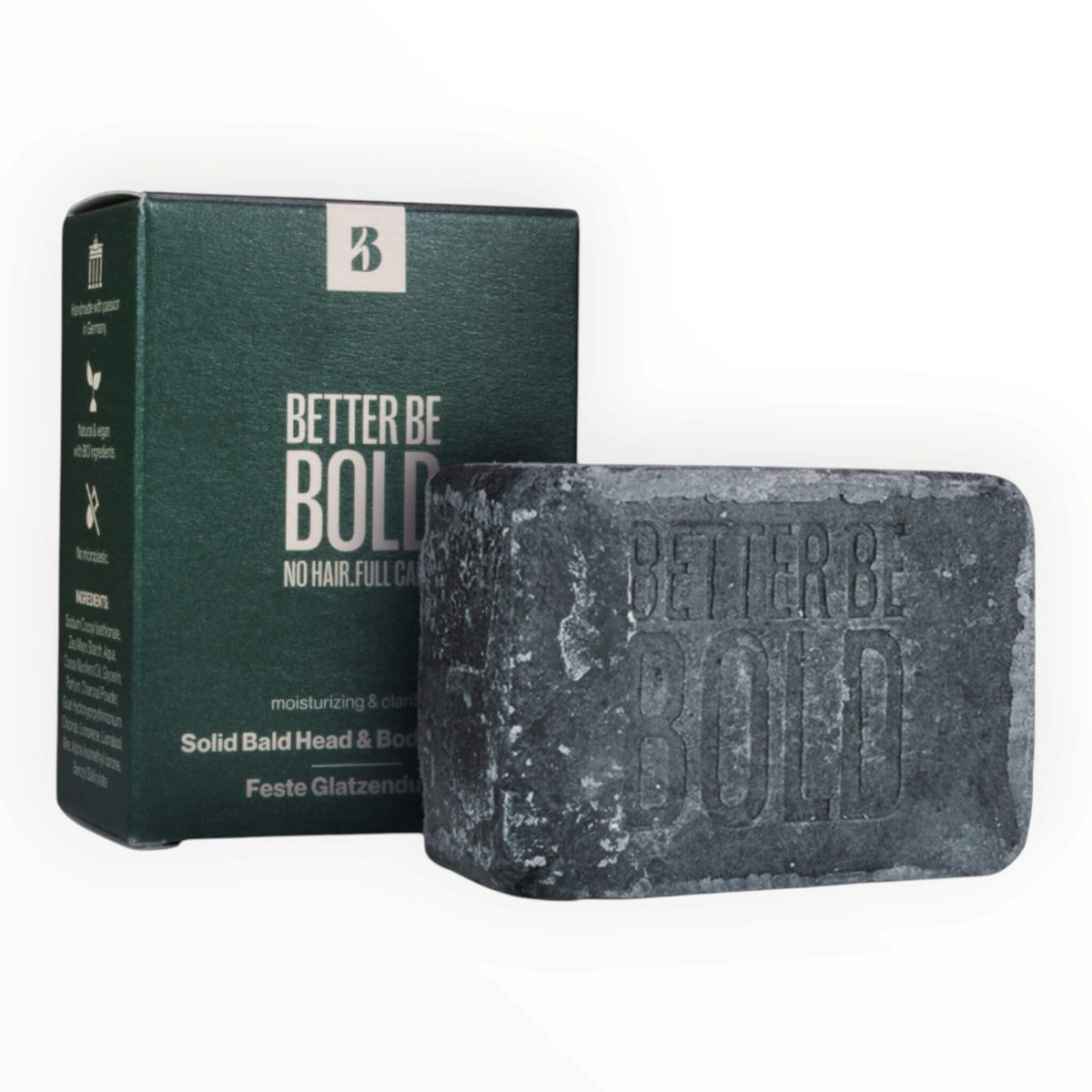 Solid Bald Head & Body Wash Bar, 110 gr.