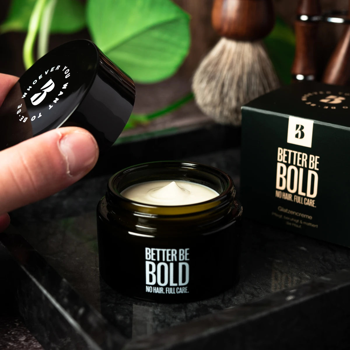 Återfuktande Bald Cream (0-3 mm.) - Matt Effect, 50 ml.