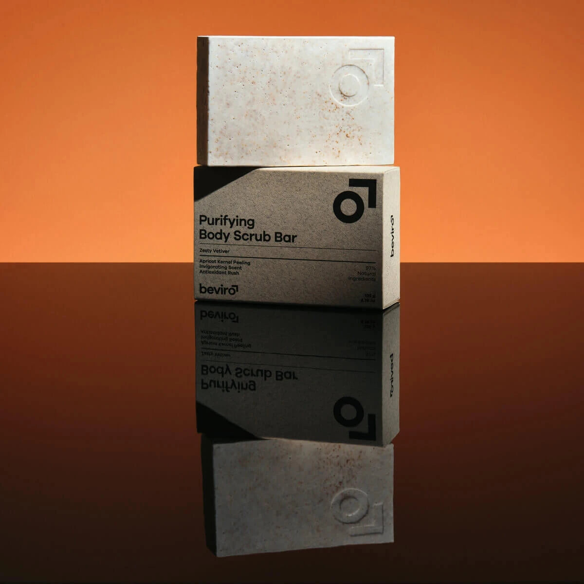 Purifying Body Scrub Bar, Zesty Vetiver, 135 g.