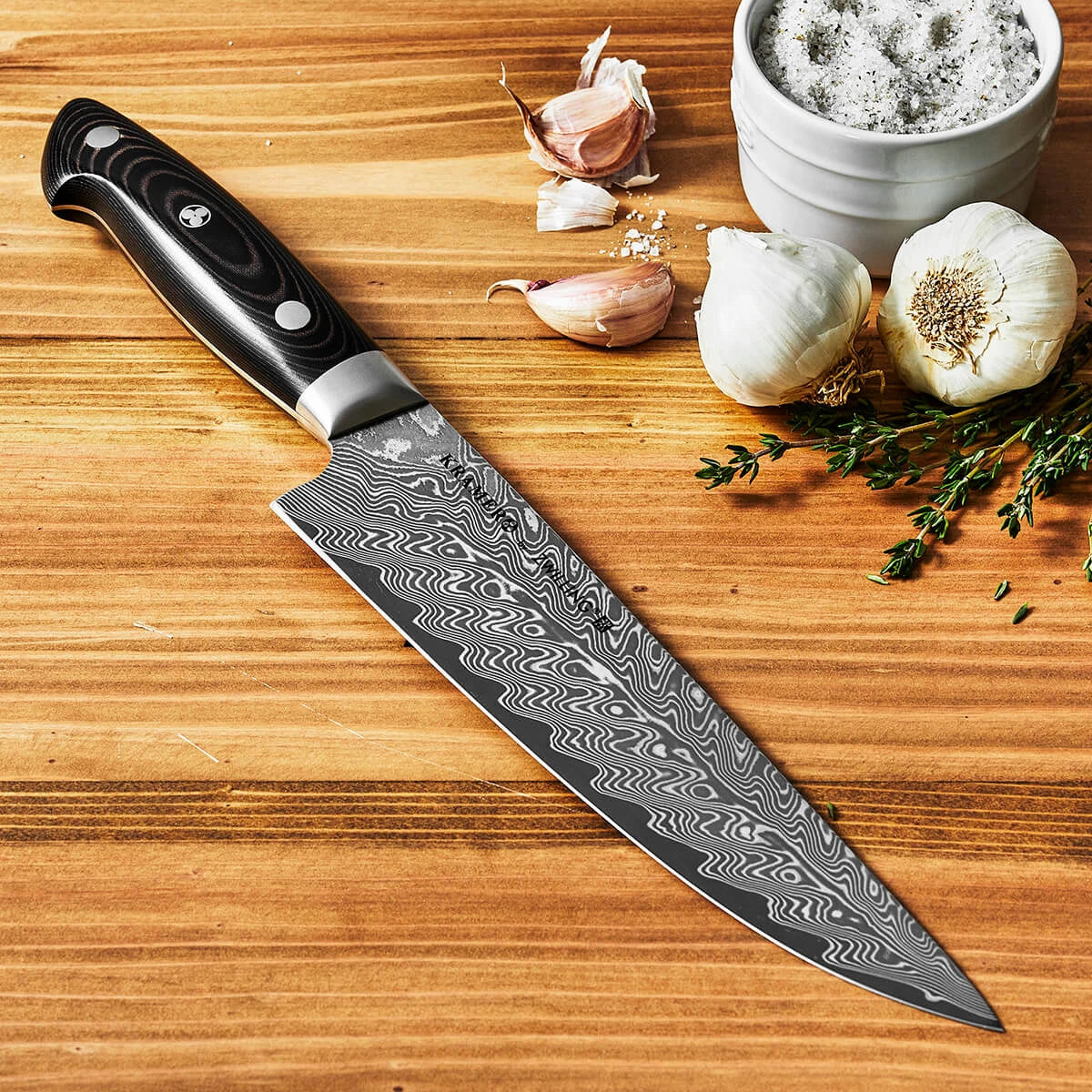 Kockkniv, 20 cm, smalt blad - Euro Stainless