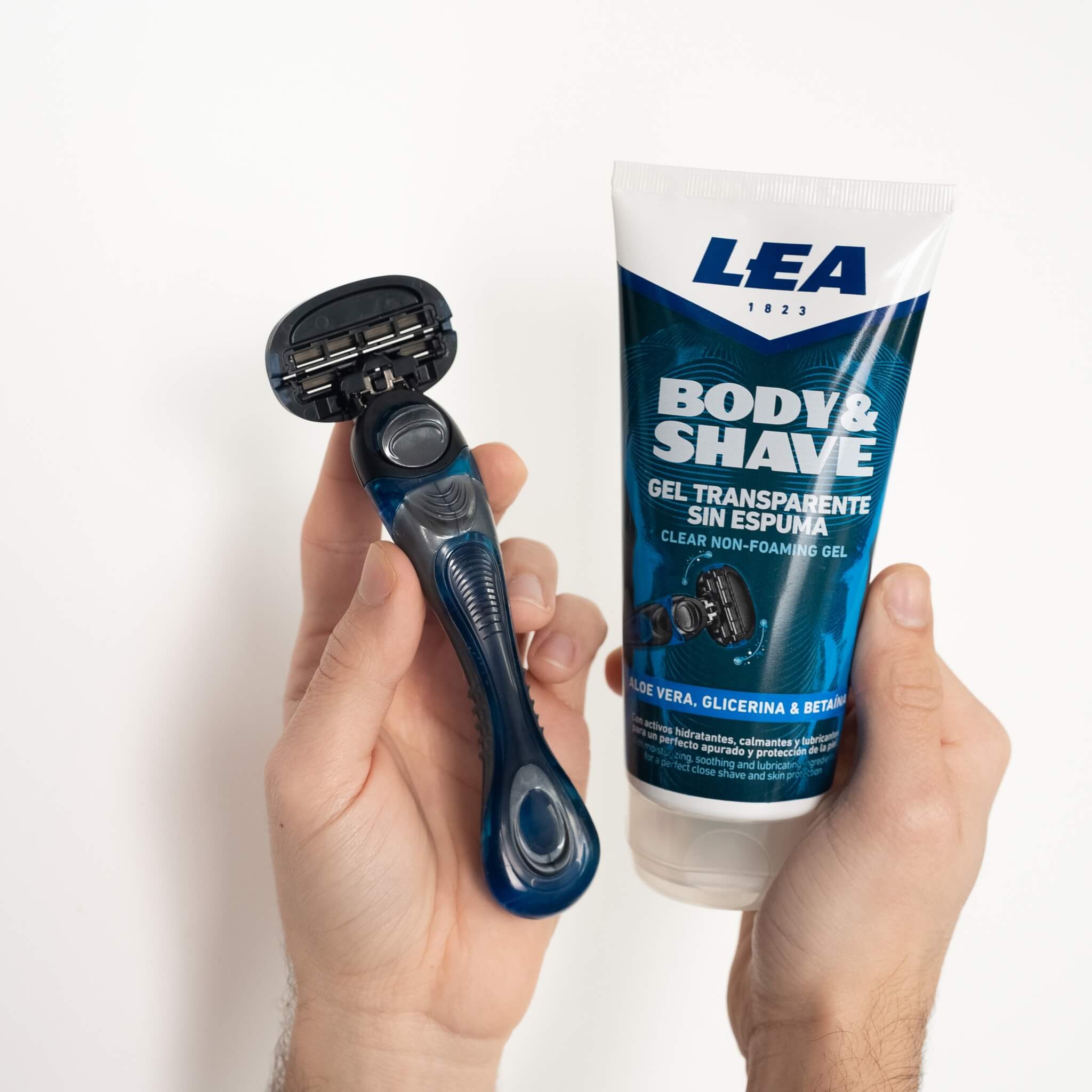Body & Shave Non-Foaming Shave Gel, 175 ml.