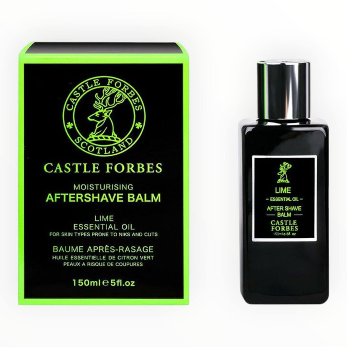 Aftershave Balm, Lime Essential Oils, 150 ml.