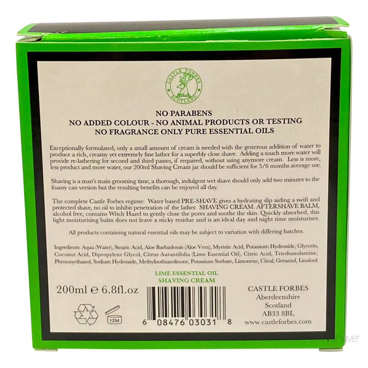 Rakkräm, Lime Essential Oils, 200 ml.