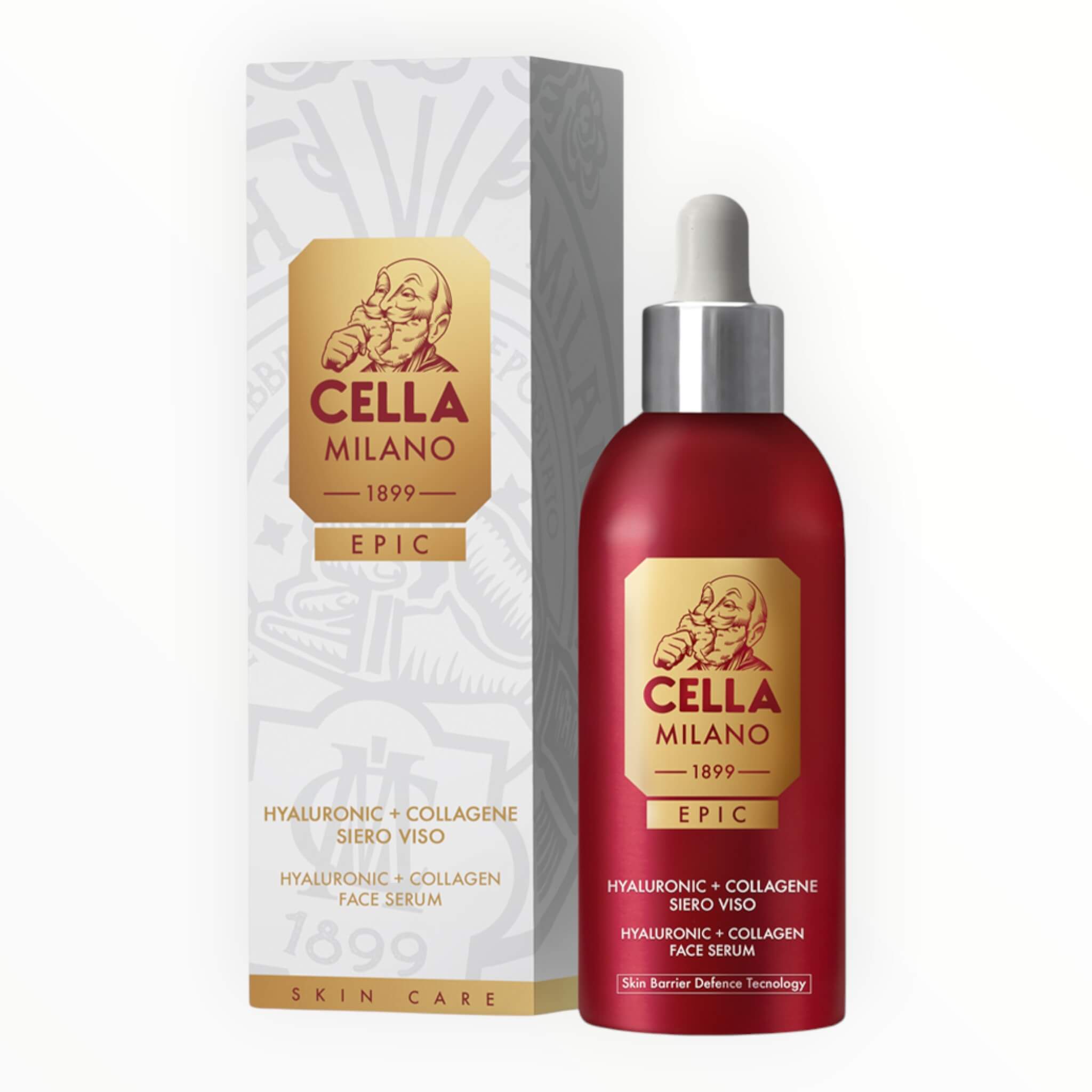 Epic Face Serum, Hyaluronic + Collagen, 75 ml.