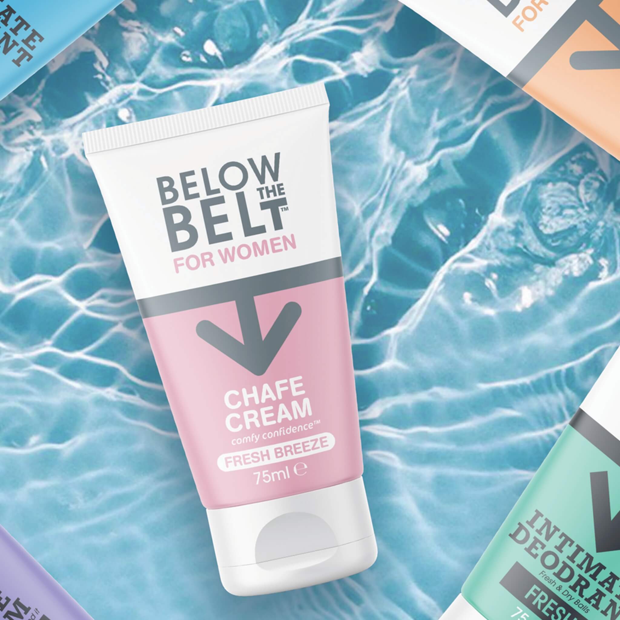 Anti Chaffing Cream - Kvinnor, Fresh Breeze, 75 ml.