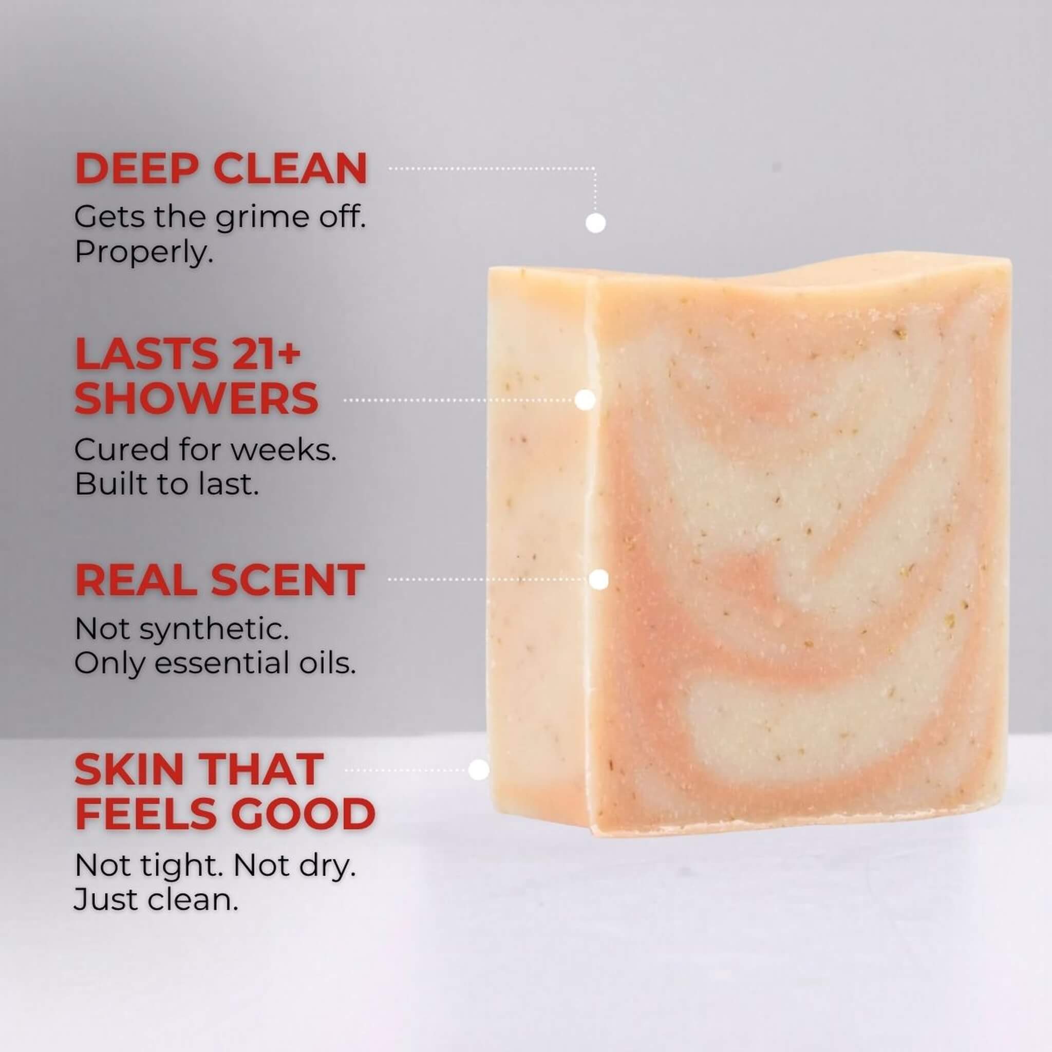 Tvål, Citrus Cedarwood Scrub, 135 g.