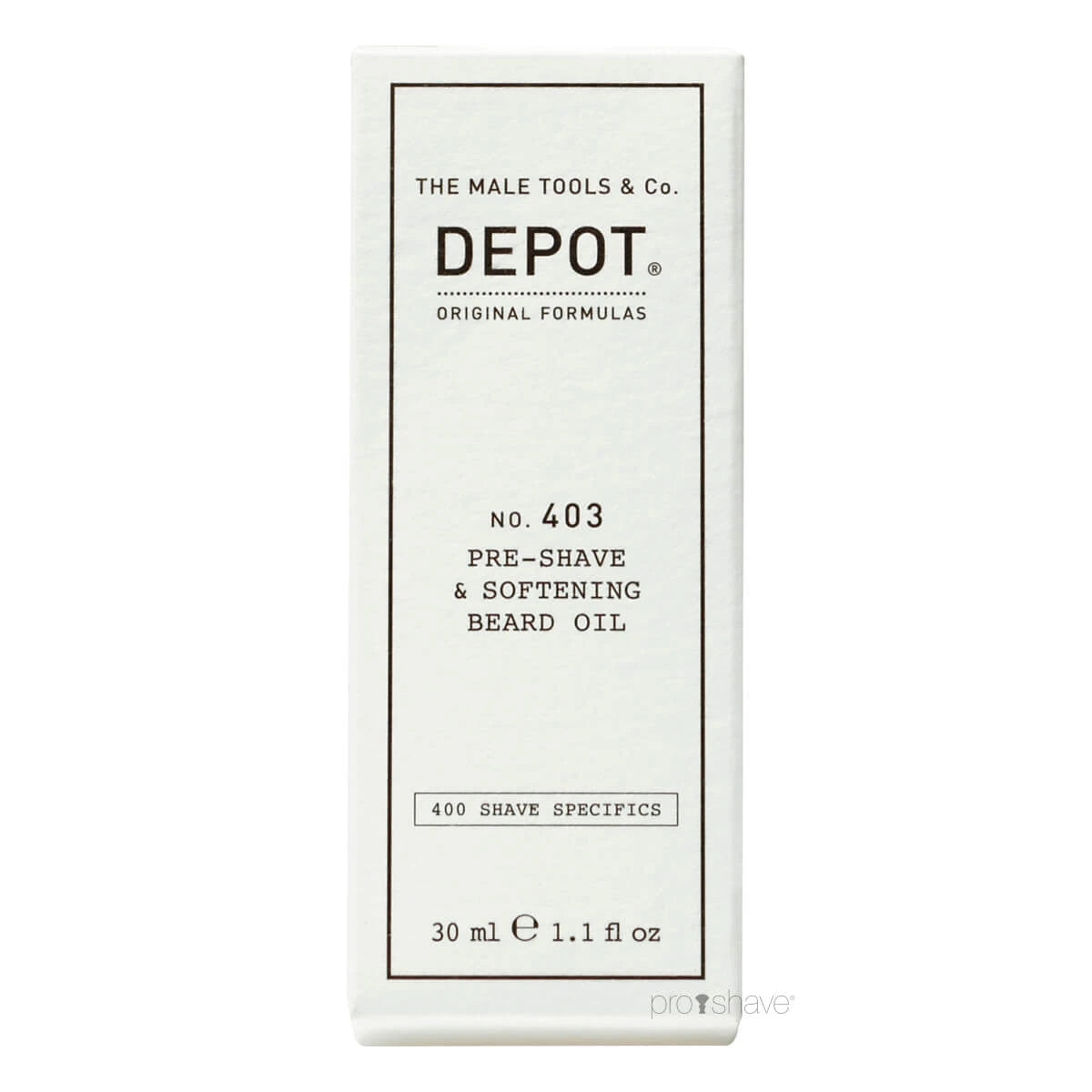 Pre-Shave & Softening Beard Oil, nr 403, 30 ml.