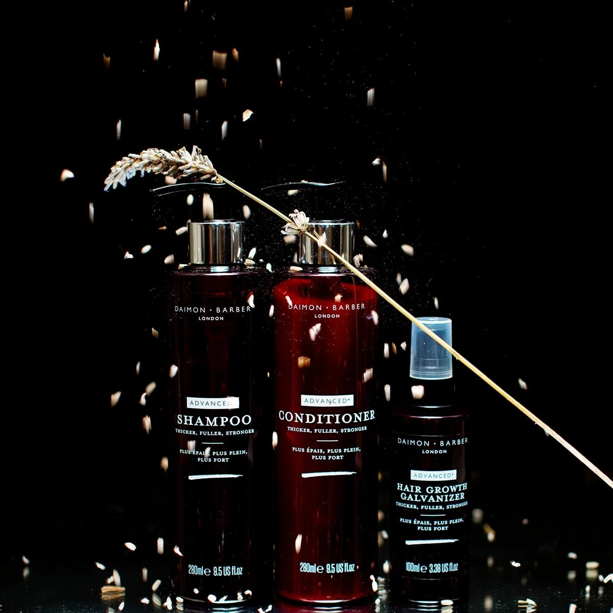 Advanced+ Trio, Schampo, Balsam & Galvaniserare för hårväxt