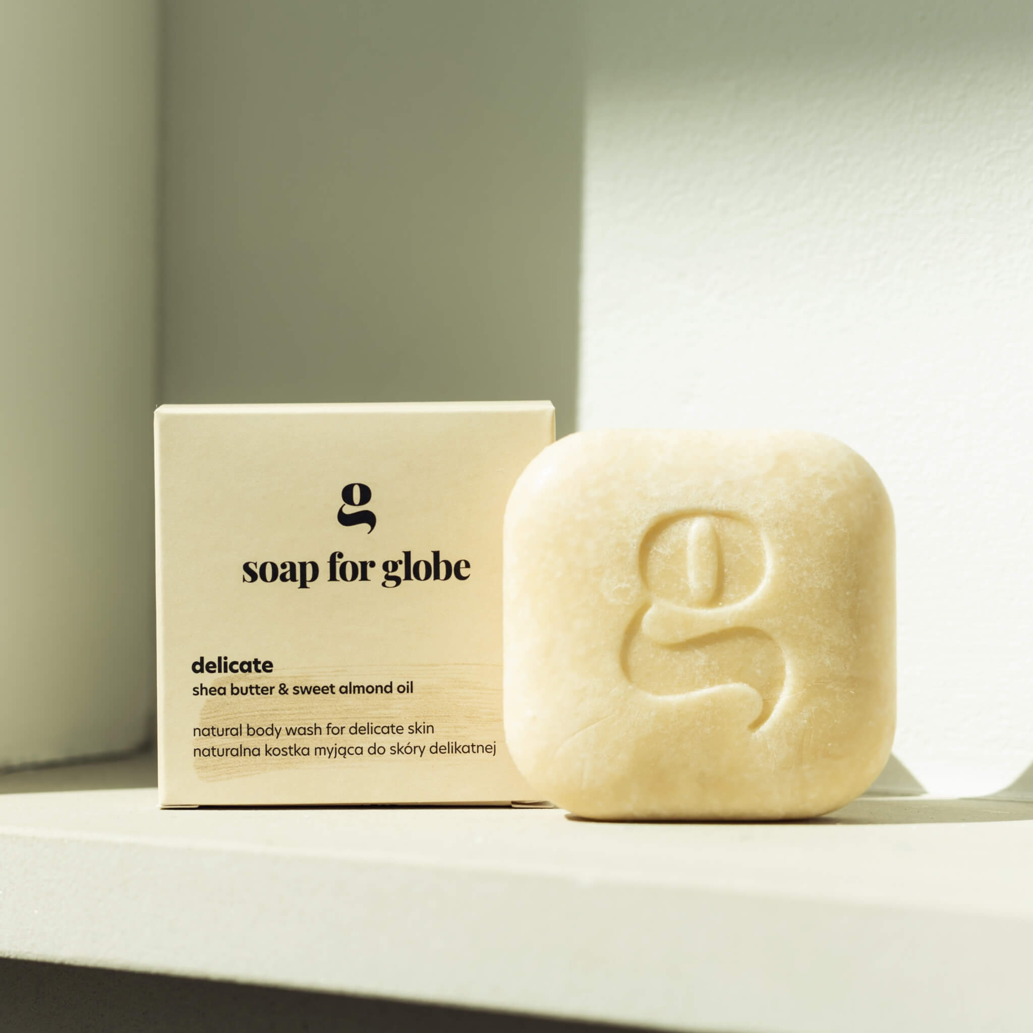 Body Wash Bar, Delicate skin - Delicate, 100 g.