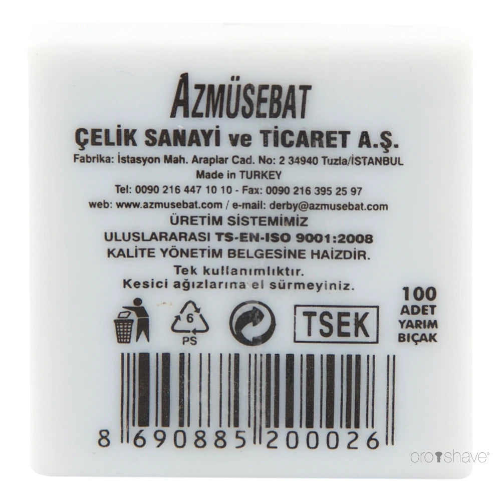 Professional Half Razor Blades, 100 st.