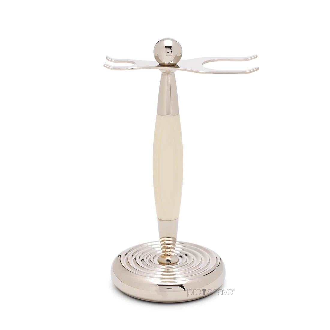 Rakset med Mach3 Rakhyvel, Badger borste och hållare, Edwardian, Faux Ivory
