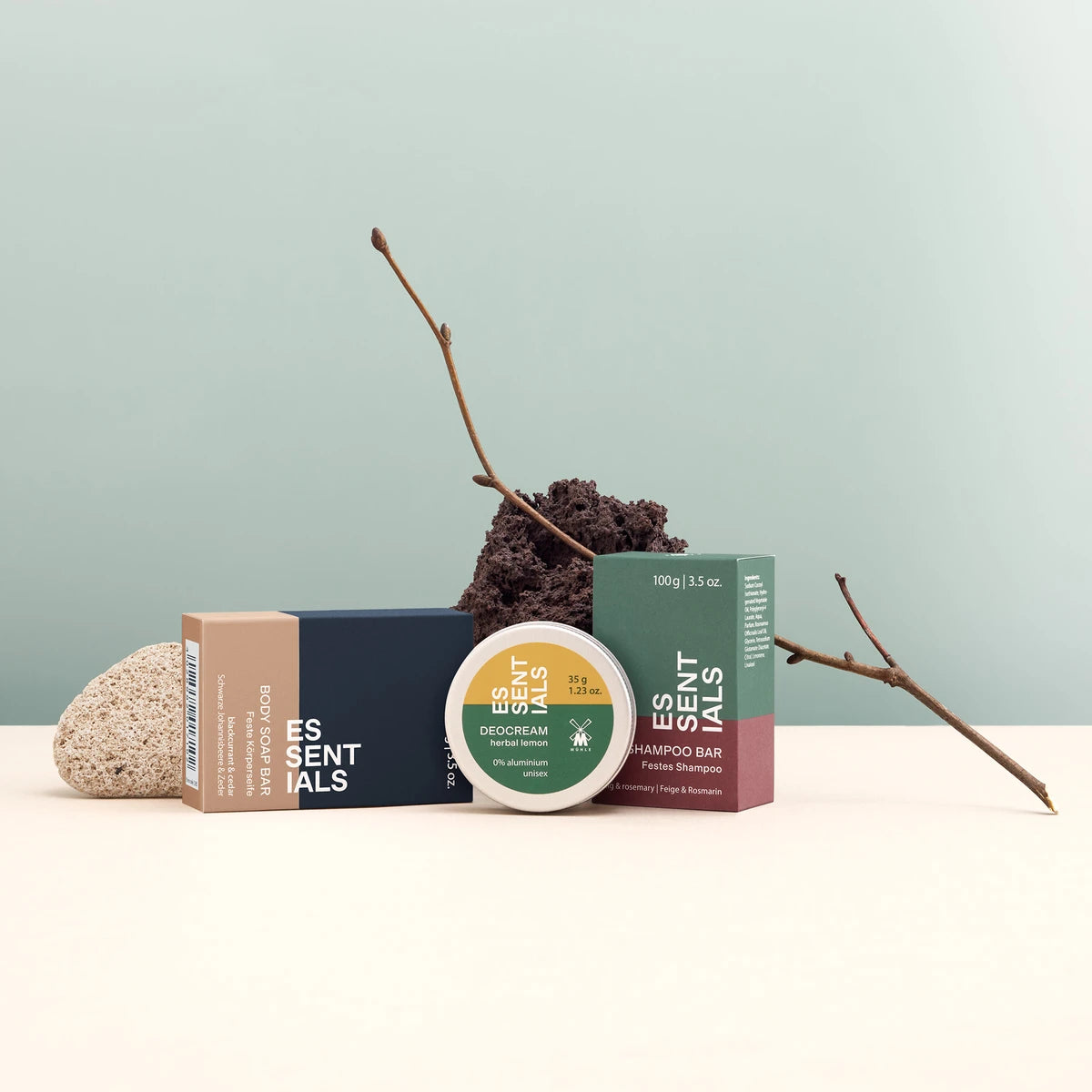 Schampo, Fig & Rosemary, Essentials, 100 gr.